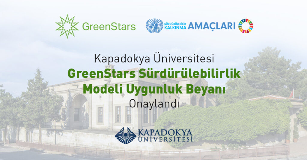 Üniversitemizden Sürdürülebilirlik Alanında Bir Adım Daha: KÜN “GreenStars Sürdürülebilirlik Modeli Uygunluk Beyanı” Onaylandı