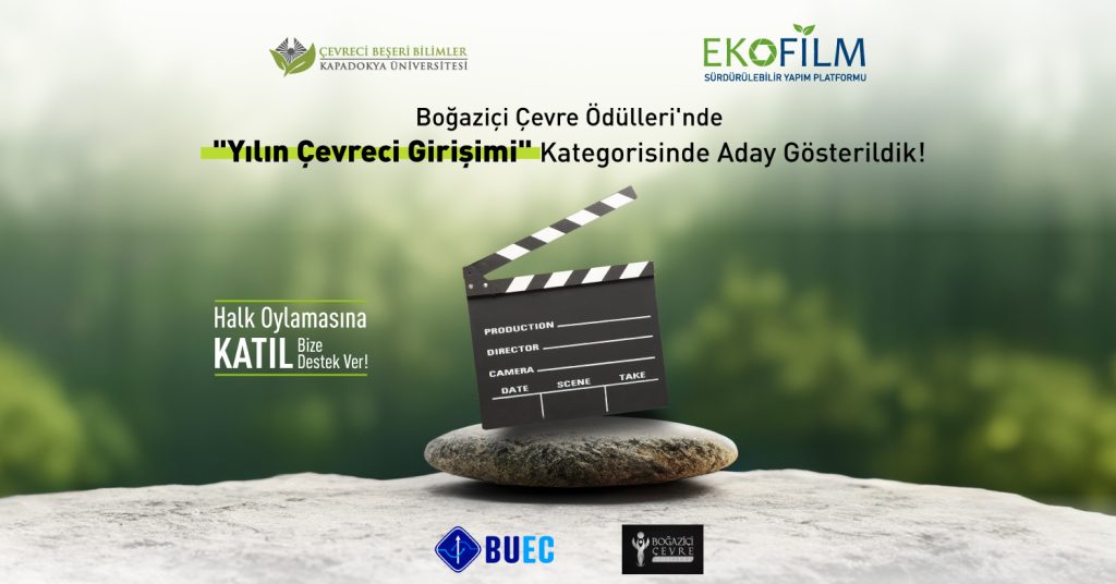 EkoFilm Platformu, Boğaziçi Çevre Ödülleri’nde ‘Yılın Çevreci Girişimi’ Adayı