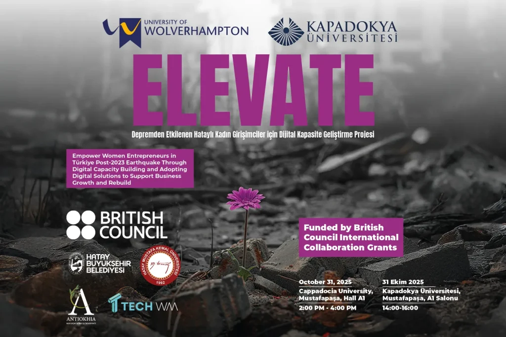 ELEVATE Projesi Kadınların Gücünü Hatay’da Yeniden Canlandırıyor