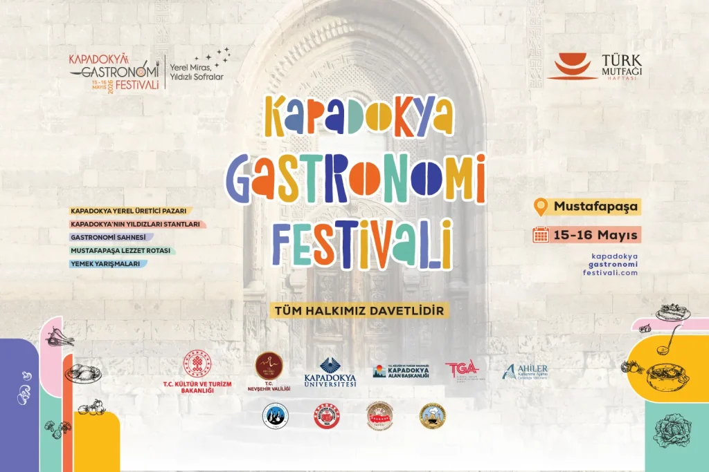 Kapadokya Gastronomi Festivali 15–16 Mayıs’ta Mustafapaşa’da